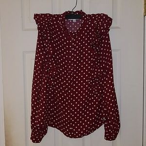 NWOT Polka dot Dress Shirt